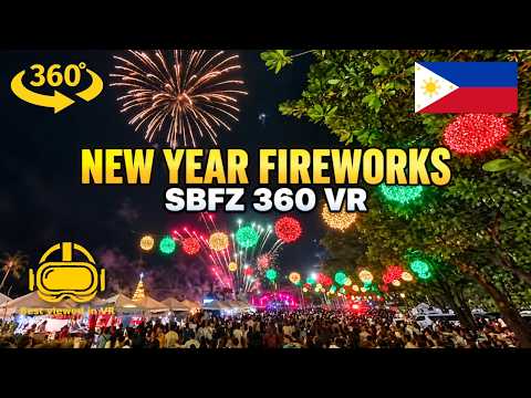 Thumbnail for Subic Bay New Year’s Eve Fireworks | SBFZ Seawall in 360° VR