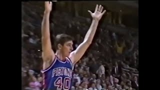 Bill Laimbeer Buries Buzzer Beater from Near Curry Range vs. Bucks (1988)