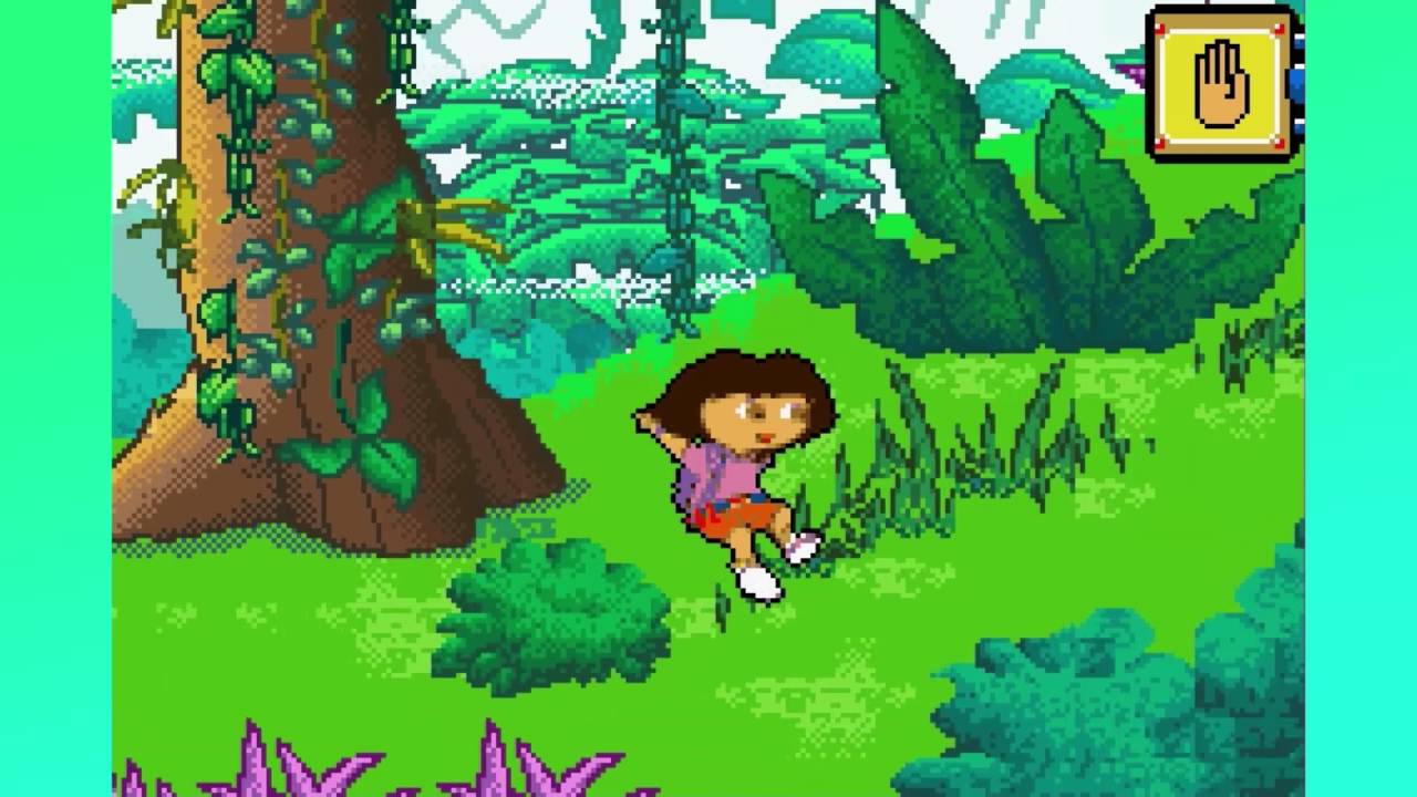 Dora the Explorer Super Spies GBA HER HEAD LOOKS LIKE A FOOTBALL
