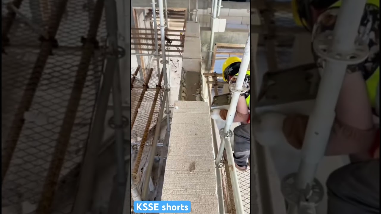 ALC Blocklayong with Glue Mortar | Fast and Precise Wall Construction Method