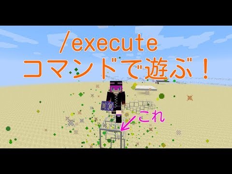 Minecraft Executeコマンドで遊ぶ Youtube