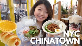 WHAT TO EAT IN NEW YORK CHINATOWN ! DIY Food Tour