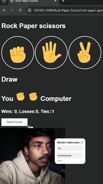 Rock Paper Scissors Game #javascript #cssgame #code #webdevelopment ...