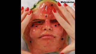 Watermelon,Cantaloupe,Pineapple,Strawberry and Kiwi. #shorts #slime #asmr #explore #shortsviral #new