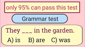 25 Simple English Grammar MCQs | Basic English Quiz with Answers | Grammar Learning Expert