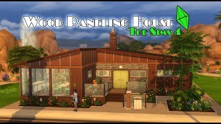 The Sims 4 House Build | Wood Paneling House @YusiSims