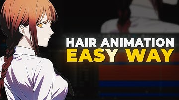 How to Animate Manga Hair in After Effects | EASY WAY