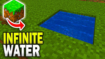How To Make A Infinite Water Source In Minecraft 1.21.10 - 2025 (EASY!)