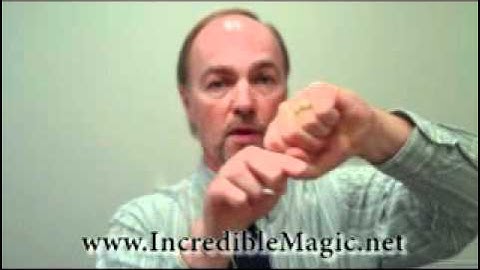 Secret to another cigarette magic trick