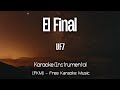 Vf7  el final karaokeinstrumental  15  fkm free karaoke music