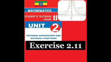 Mathematics Grade 11 Unit 2 Exercise 2.11 @Girma21​