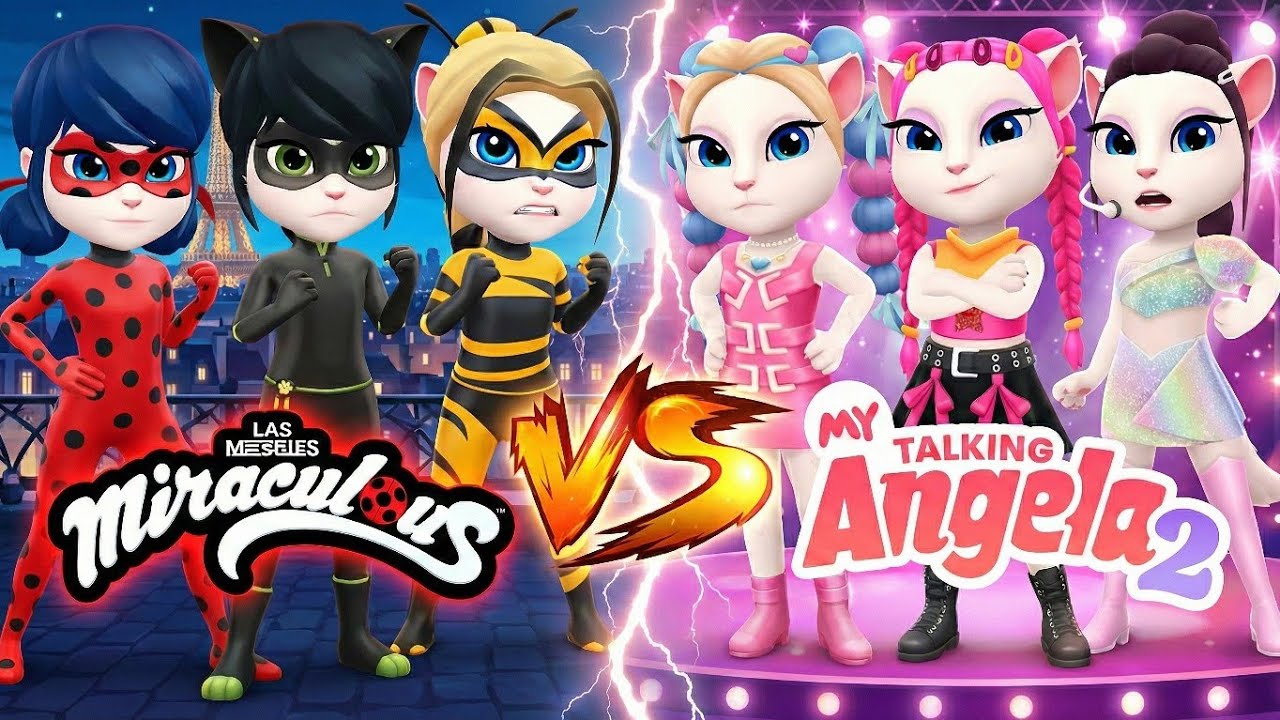 🌈 MIRACULOUS LADYBUG 🆚 ANGELA | Cosplay Makeover 