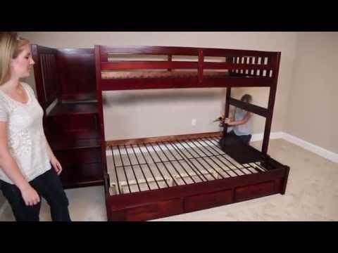 building-a-staircase-mission-bunk-bed-from-factorybunkbeds.com