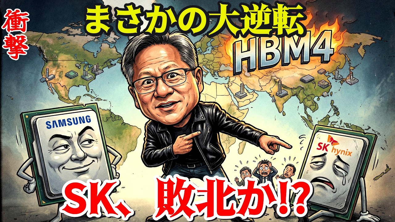 【緊急】NVIDIAがSamsungを選んだ本当の理由    HBM4戦争でSKハイニックス敗北か？