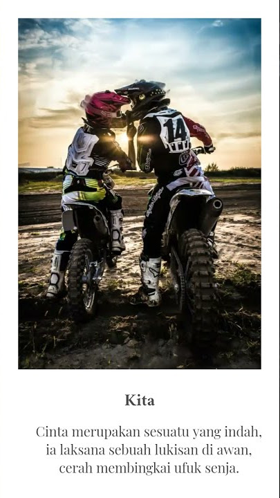 Status Whatsapp kekinian 'versi motorcross'||Deen asalam nisa sabyan||.