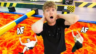 De Vloer Is Lava In MEGA Trampoline Park