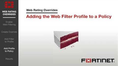 FortiGate Cookbook   Web Rating Overrides 5 2