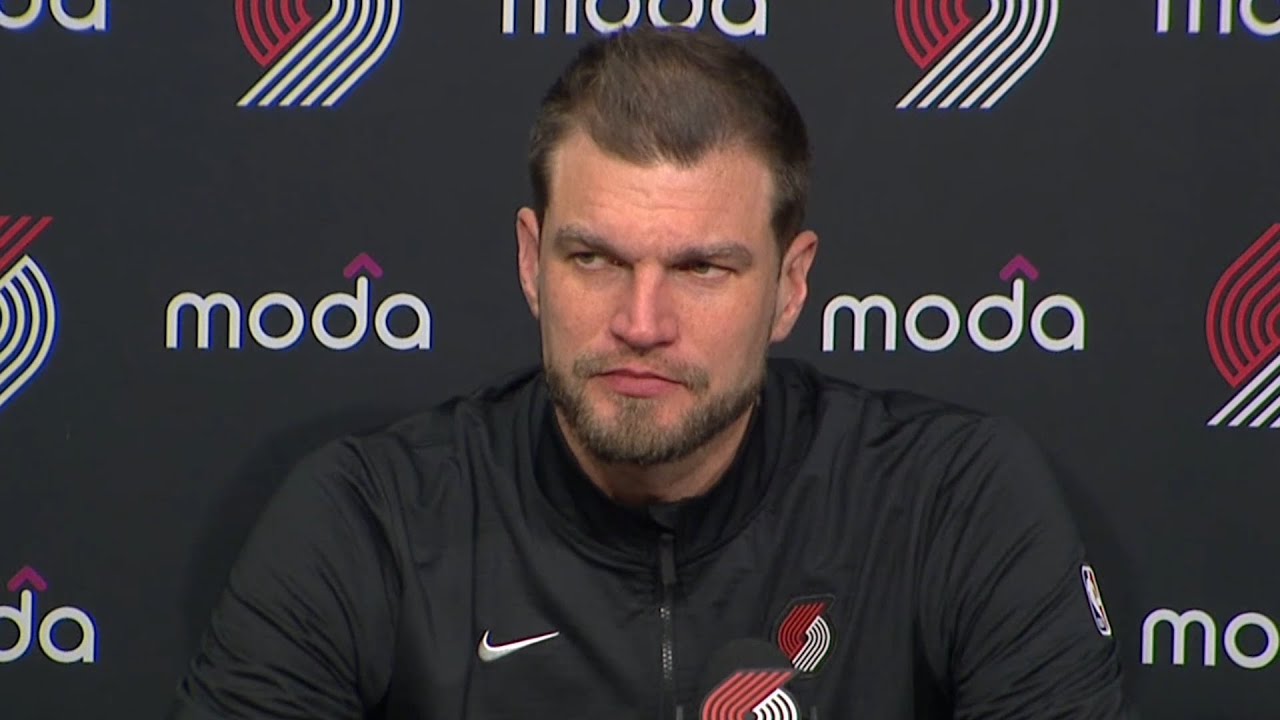 Tiago Splitter Houston Rockets Tiago Splitter PostGame Interview | Portland Trail Blazers vs Houston ...