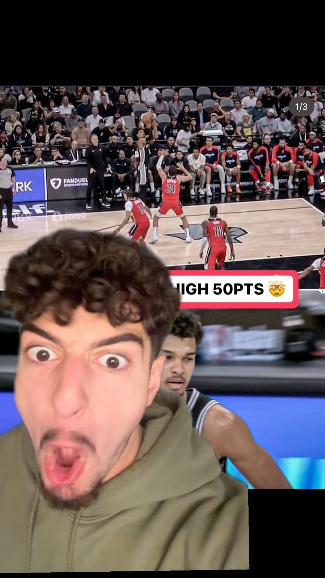 “STOP SHOOTING THREES?” 8 IN UR MOUTH BUDDY? #nba #lebron #wemby #giannis #fexr
