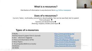 Introduction to e-resources  - Orientation Programme