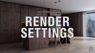 How to Create a Realistic Interior Scene in SketchUp and V Ray 'RENDER SETTING'
