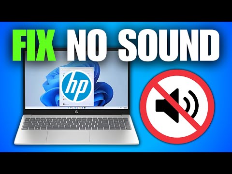 How To Fix No Sound Audio on HP Laptop & PC