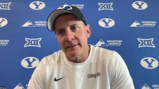 Jay Hill | BYU Football | Media Availability | Spring Practice | March 15, 2025