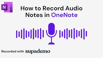 How to Record Audio Notes in OneNote