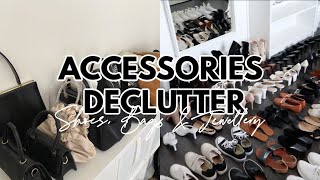 DECLUTTERING MY SHOE + BAG COLLECTIONS | Haley Estrada