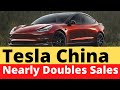 Tesla China Almost Doubles November Sales and December Looks Better