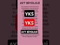 YKS 2025 AYT BİYOLOJİ ÇOK ÇOK ZOR SORU #yks2025 #yks2026 #yks #ayt #tyt #aytbiyoloji #ykstavsiye