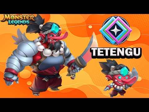 TETENGU - Review - Atacante con daño desmesurado / Monster Legends