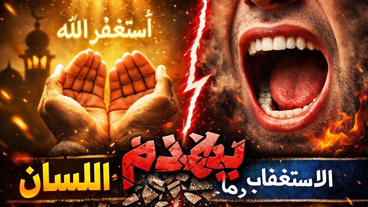 اللسان قد يهدم ما يبنيه الاستغفار