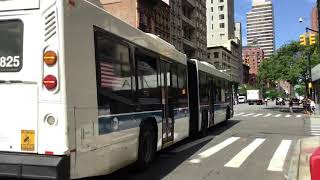 MTA NYCT: 2011 Nova Bus LFS Artic 5825 M101 Bus @ 3rd Ave & E 86 St