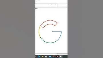 how to create google logo in python | python programming #shorts #python