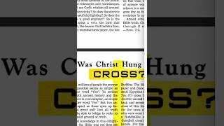 Was Jesus Hung? (on a cross) #exjw #exjehovahwitness