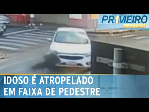 Video idoso-e-atropelado-e-arrastado-pela-rua-no-interior-de-sp-primeiro-impacto-03-05-24