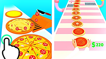 Pizza Runner - Big Pizza Stack Run - All Levels iOS Android GamePlay #2