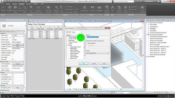 Autodesk Vasari (Revit) - Creating Mass Floor Schedules for squaremeter check of Mass Concepts