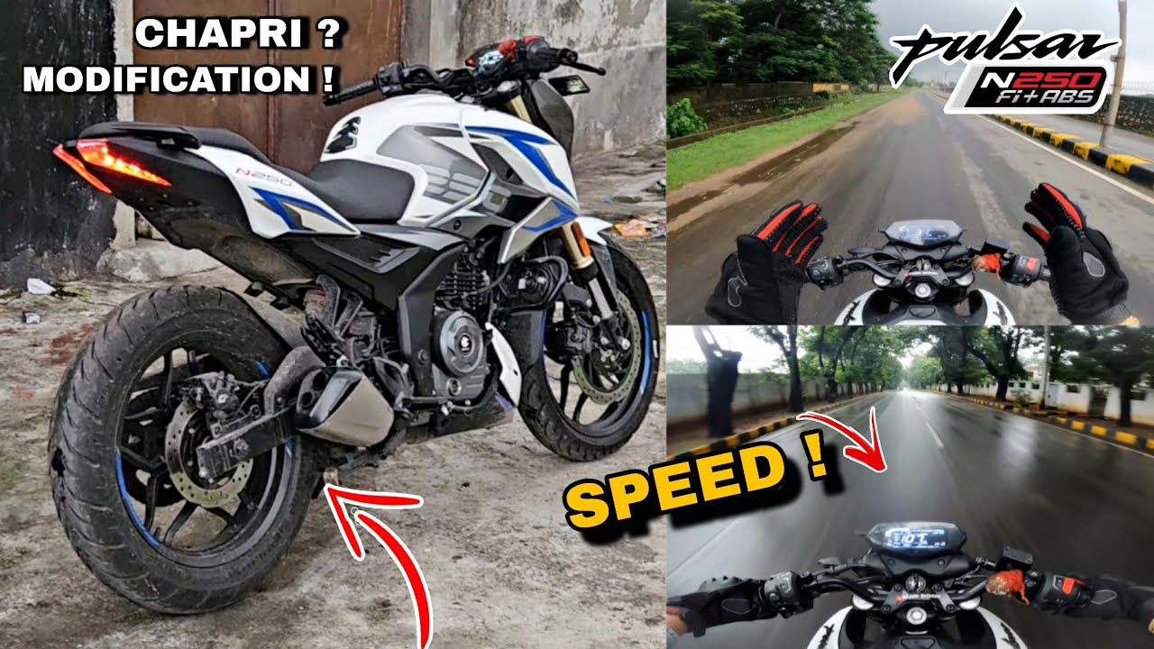 My Pulsar N250 Chapri Modification ? || City Ride In Pulsar N250 || Reply To All Negative Comments