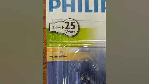 Philips g9 18w = 25w  230v 2800k bulb light ampoule