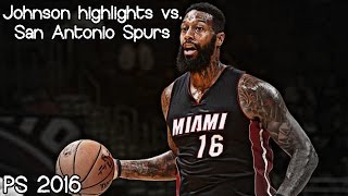 James Johnson 15 pts & 3 ast @ Spurs (NBA PS 2016) - 14.10.2016 (Heat Feed)