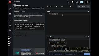 codewars python Remove String Spaces