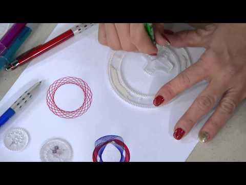 The Original Spirograph Deluxe Set with Bonus Coloring Book with Jayne Brown