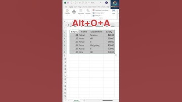 How to Auto Format With Shortcut key in Excel 🔥#excel #spreadsheetmagic #spreadsheets #exceltips