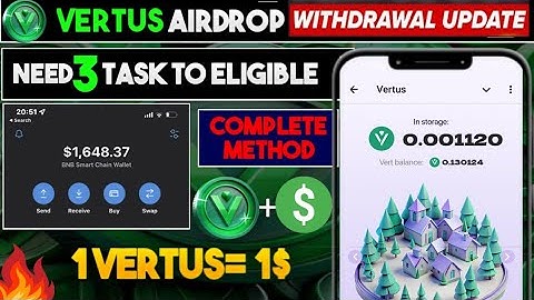 Vertus Airdrop withdraw | Vertus Airdrop listing | Vertus Mining Airdrop Update | Vertus Airdrop