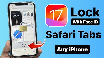 Lock Safari Tabs with Face iD on any iPhone - iOS 17 Lock Private Browsing with Face iD