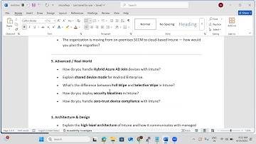 Microsoft Intune interview questions session -3 #intune #cloudsoft