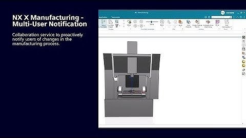 Improve collaboration with Multi-User Notification in NX X Manufacturing