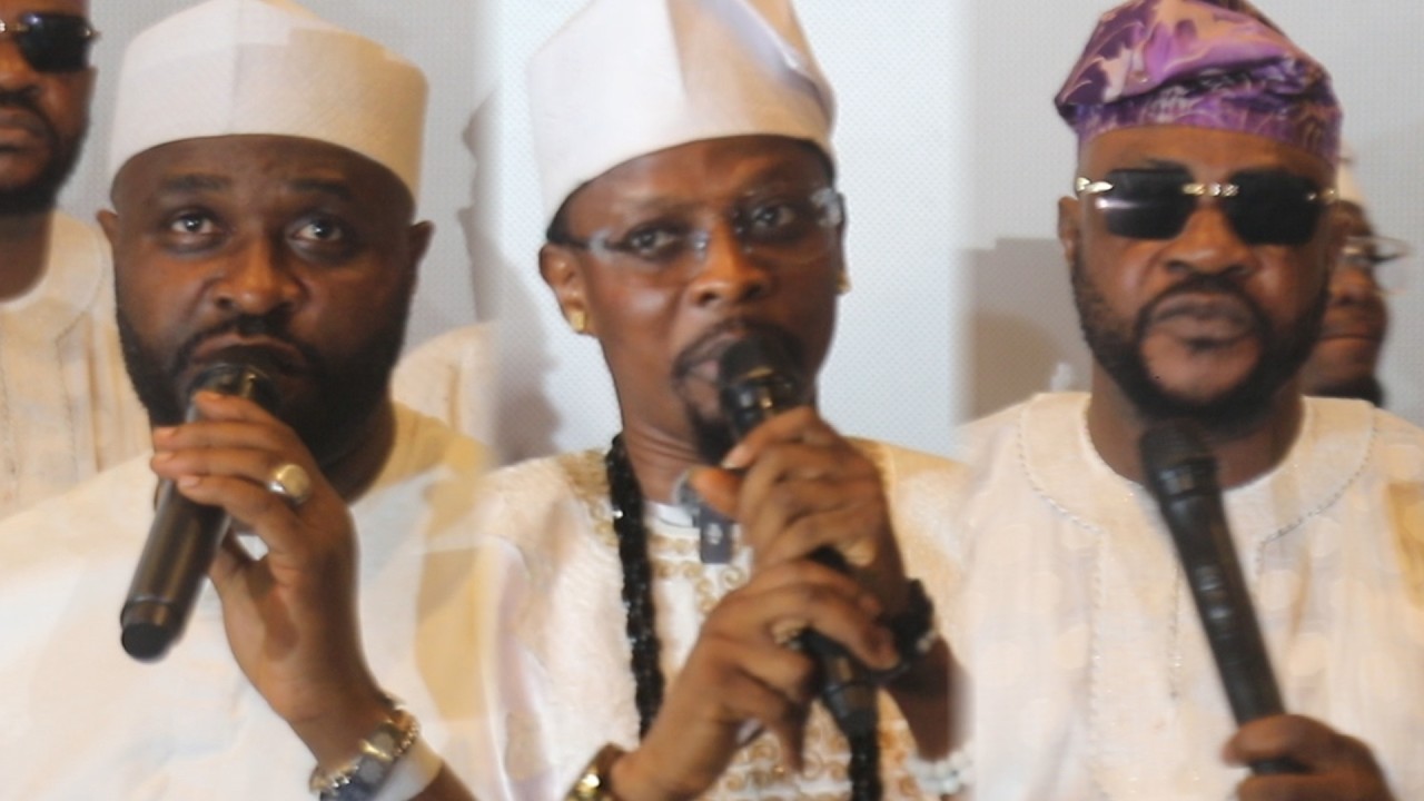 MOVIE PREMIERE(KILANKO) AS ROTIMI SALAMI,FEMI ADEBAYO&ODUN ADEKOLA ARRIVED THE VENUE